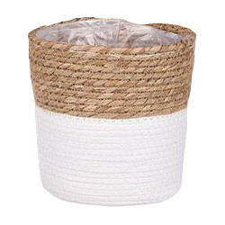 Panier rachel rond blanc casse h21 d21 de Jardinerie Bordeaux Libourne Gironde dans E009