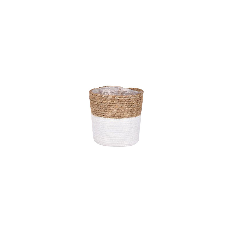 Panier rachel rond blanc casse h21 d21 de Jardinerie Bordeaux Libourne Gironde dans E009