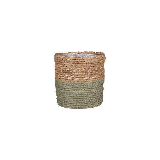 Panier rachel rond vert h25 d25 de Jardinerie Bordeaux Libourne Gironde dans E009