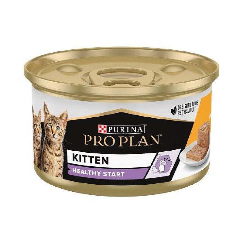 junior en mousse riche en poulet de Proplan - croquette chien et chat dans N017