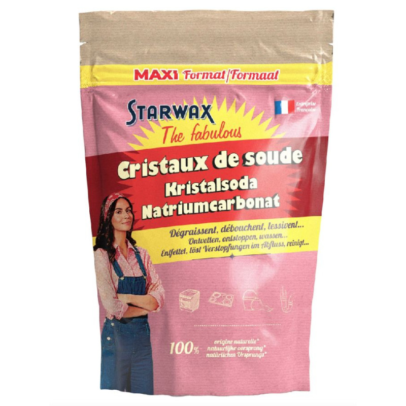 Cristaux de soude 2.5kg de Starwax et Briochin - multi-spécialiste de solutions d’entretien dans B093