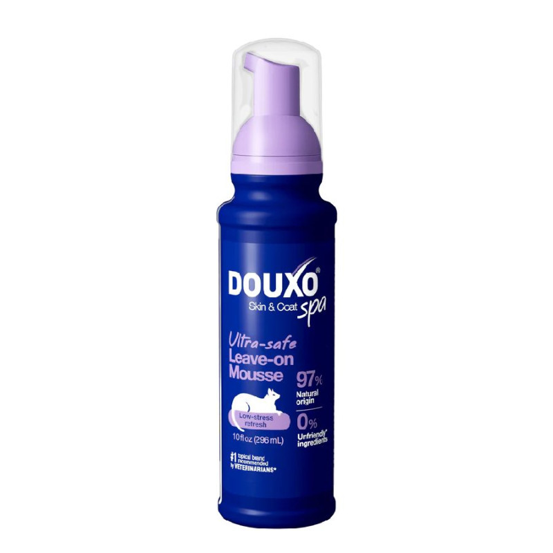 Douxo spa mousse chat 150ml de Douxo, soins et shampooing chiens et chats dans D025