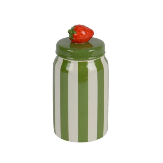 Bocal emaille vert/couleur h21.2cm de Kaemingk - deco de la maison dans K002