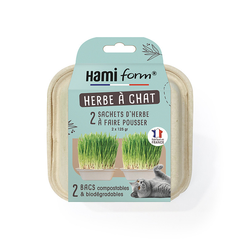 Herbe a chat prêt a faire pousser - 2 x 125g de Hamiform et Anju beauté dans hamiform
