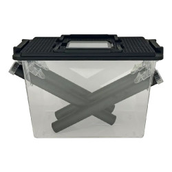 Boite élevage grillon l 30x15x20cm de Habistat, le matériel pour les reptiles dans A075