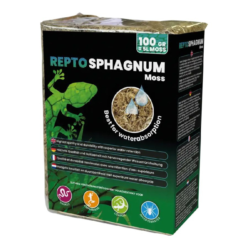 Repto mousse de sphaigne 100g de Habistat, le matériel pour les reptiles dans A075