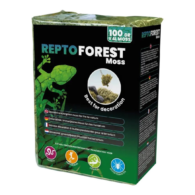 Repto mousse de foret 100g de Habistat, le matériel pour les reptiles dans A075
