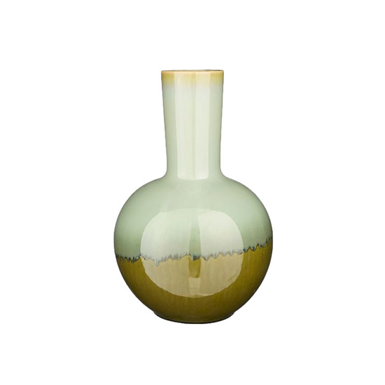 Vase holm vert clair h52 d34cm de Jardinerie Bordeaux Libourne Gironde dans E009