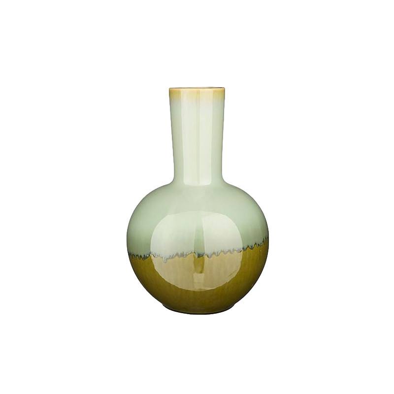 Vase holm vert clair h52 d34cm de Jardinerie Bordeaux Libourne Gironde dans E009