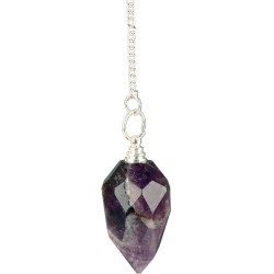 Pendule goutte a facettes en amethyste de Herboristerie et Esotérisme à Libourne dans D040
