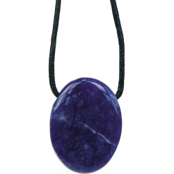 Collier sodalite pierre ovale percee de Herboristerie et Esotérisme à Libourne dans D040