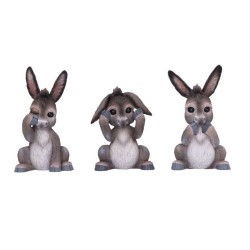 Figurine 3 sages anes 11cm de Herboristerie et Esotérisme à Libourne dans W0151