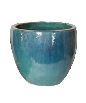 Pot glazed celadon d48 h41 de Jardinerie Bordeaux Libourne Gironde dans M1231