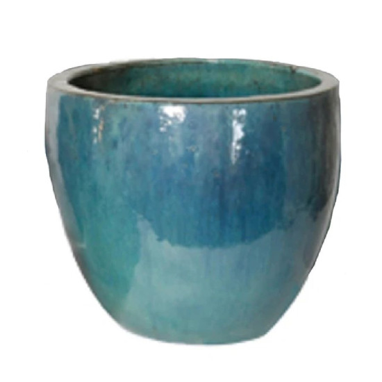 Pot glazed celadon d48 h41 de Jardinerie Bordeaux Libourne Gironde dans M1231