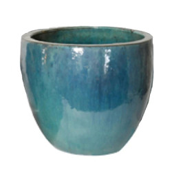 Pot glazed celadon d48 h41 de Jardinerie Bordeaux Libourne Gironde dans M1231