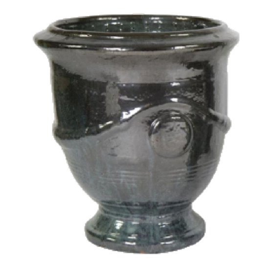 Vase anduze vert d29 h32 de Jardinerie Bordeaux Libourne Gironde dans M1231