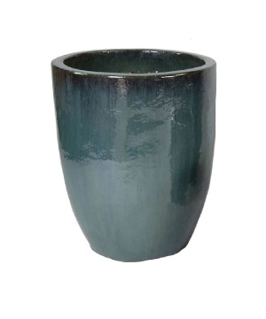 Pot glazed vase celadon d54 h67 de Jardinerie Bordeaux Libourne Gironde dans M1231