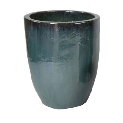Pot glazed vase celadon d54 h67 de Jardinerie Bordeaux Libourne Gironde dans M1231