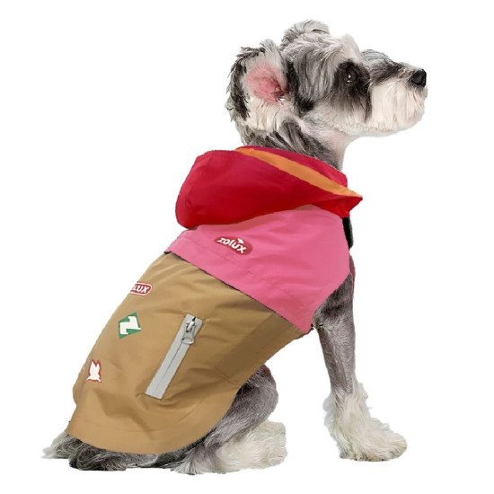 Impermeable vintage t60 rose pour chien de Zolux - Produit pour animaux dans Pull et manteau pour chien