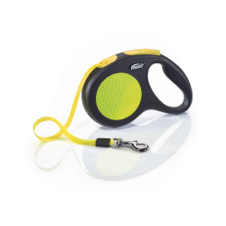 Laisse flexi neon m sangle 5m jaune pour chien de Zolux - Produit pour animaux dans Z002