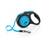 Laisse flexi neon s sangle 5m bleu pour chien de Zolux - Produit pour animaux dans Z002