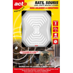 Répulseur sonore et vibrations anti-solidiens - protection efficace et écologique de Acto dans 🐁 Raticide / souricide