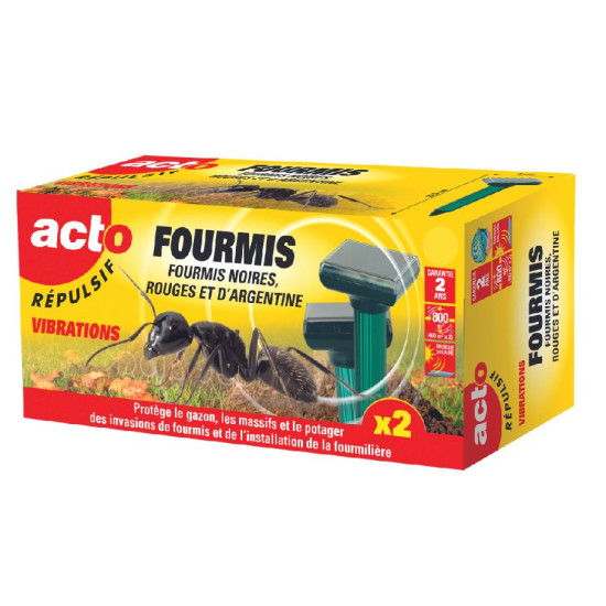 /Répulsif vibrations fourmis solaire de Acto dans C050