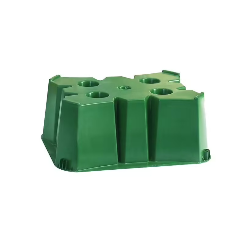 Socle récupérateur à eau rond 200/350l vert de Belli dans b025