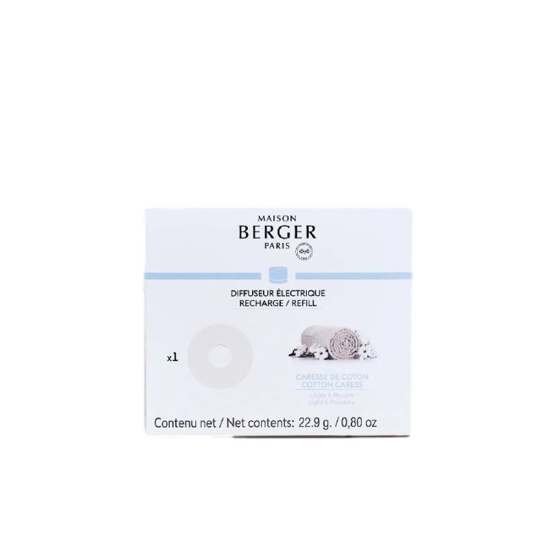 Recharge diffuseur nomade caresse de coton de Lampe Berger Paris - parfums et diffuseurs dans M1081