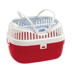 Cage de transport aladino medium rouge de Ferplast - cage pour oiseaux et rongeurs dans F0841
