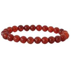 Bracelet 8mm cornaline rouge a de Herboristerie et Esotérisme à Libourne dans C1501