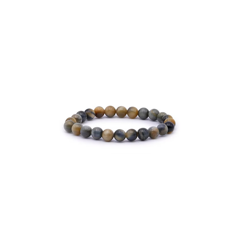 Bracelet 8mm oeil de tigre doré a de Herboristerie et Esotérisme à Libourne dans C1501