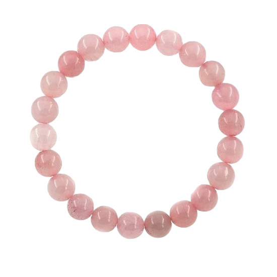 Bracelet 8mm quartz rose brésil a de Herboristerie et Esotérisme à Libourne dans C1501