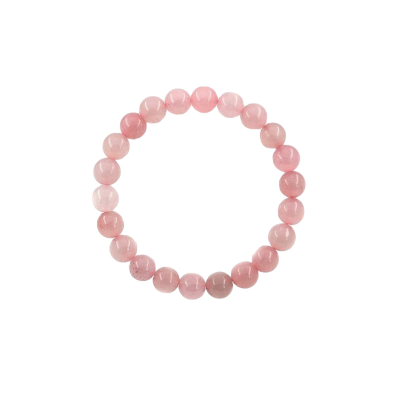 Bracelet 8mm quartz rose brésil a de Herboristerie et Esotérisme à Libourne dans C1501