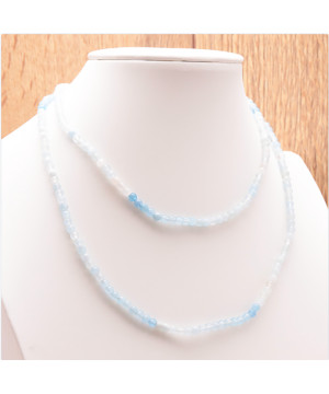 Collier 4mm aigue marine a de Herboristerie et Esotérisme à Libourne dans C1501