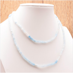 Collier 4mm aigue marine a de Herboristerie et Esotérisme à Libourne dans C1501