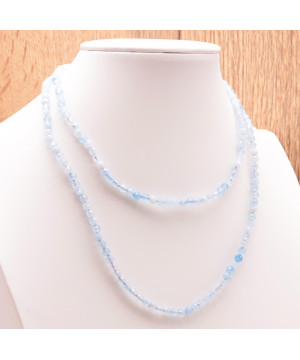 Collier facetté 4mm aigue marine a de Herboristerie et Esotérisme à Libourne dans C1501