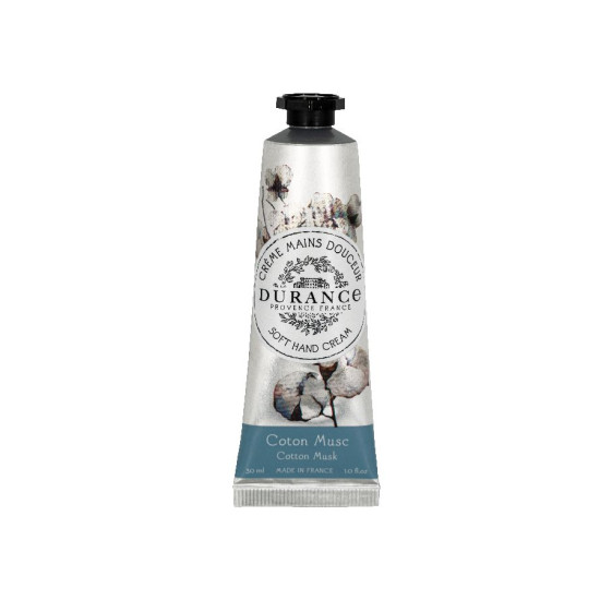 Crème mains douceur coton musc 30 ml de Durance dans D0791