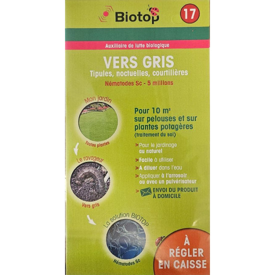 Pochette Nematode Sc 5 M Vers Gris Biotop
