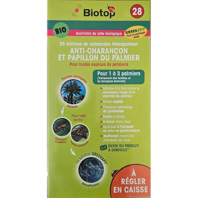 Pochette Nemapalmier 25M Biotop