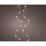Guirlande 100l argent/blanc chaud 4.95m de Kaemingk - deco de la maison dans K004