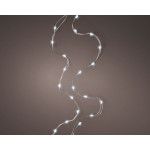 Guirlande 100l argent/blanc froid 4.95m de Kaemingk - deco de la maison dans K004