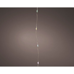 Guirlande 60l argent/multi doux 2.95m de Kaemingk - deco de la maison dans K004