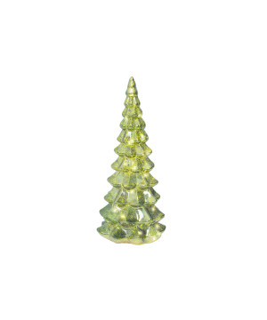 Sapin verre microled 20l vert/blanc chaud de Kaemingk - deco de la maison dans K004