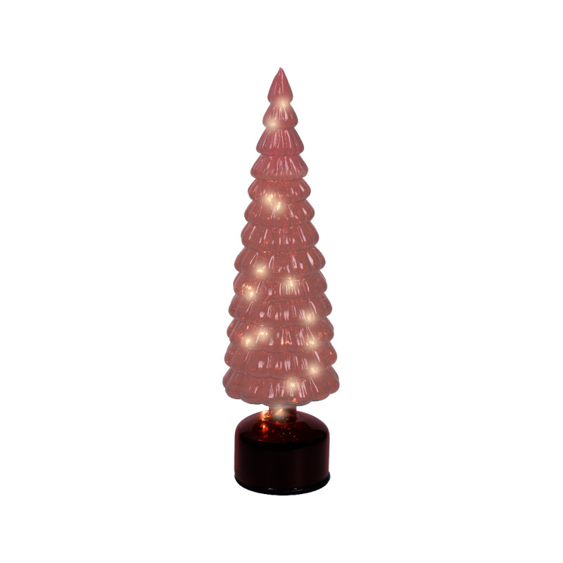 Sapin tournant microled 20l rouge/blanc chaud de Kaemingk - deco de la maison dans K004