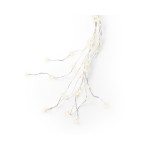 Chute sapin 672l argent/blanc chaud 2.1m de Kaemingk - deco de la maison dans K004