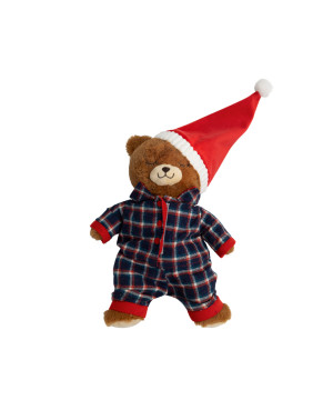 Ours avec bonnet pere noel multi h30cm de Kaemingk - deco de la maison dans K004