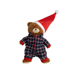 Ours avec bonnet pere noel multi h30cm de Kaemingk - deco de la maison dans K004