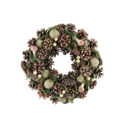 Couronne p.pin/champignon naturel/couleur d33 de Kaemingk - deco de la maison dans K004