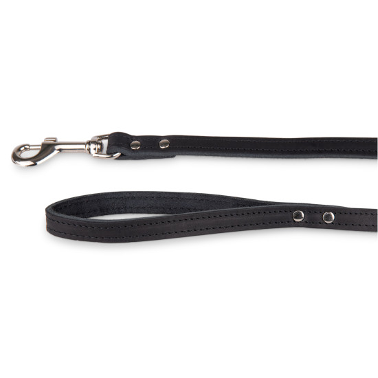/Laisse cuir huile noir 100cmx14mm s de Animalerie Libourne et Bordeaux - Gironde dans Laisses pour chien
